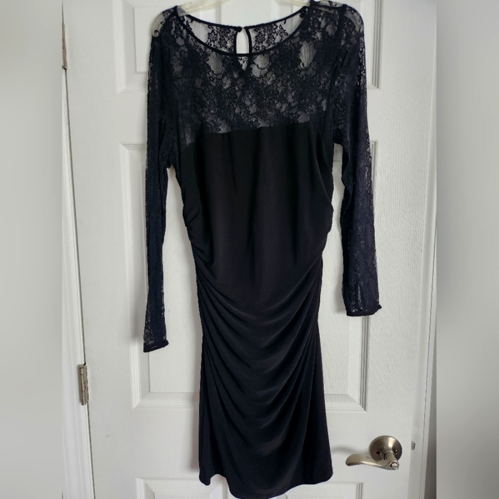 Black Lace Cocktail Dress